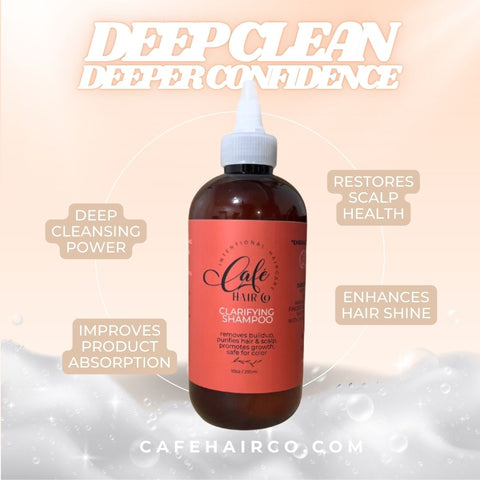 remove buildup clarifying shampoo benefits graphic
