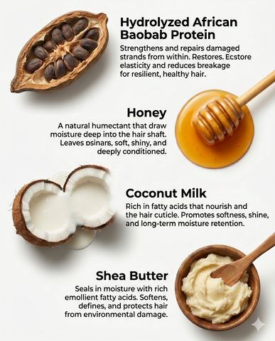 African Baobab & Honey Deep Conditioner For Length Retention